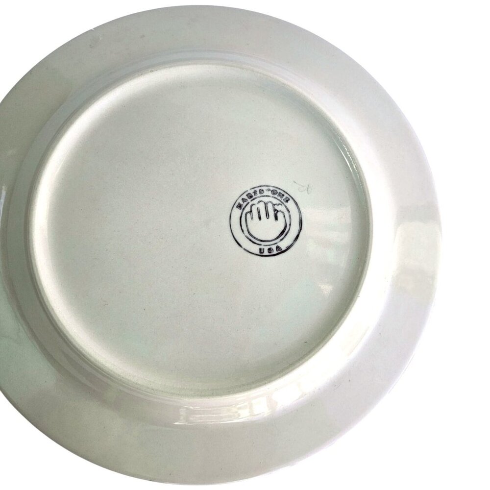 Vintage Hartstone Chickadee & Pine Dinner Plate 11" Stoneware USA - Picture 8 of 16